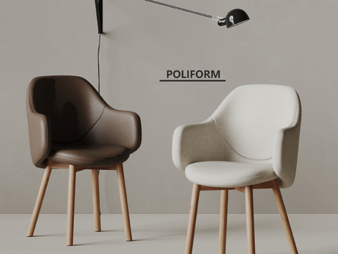 poliform modern dining chair chair