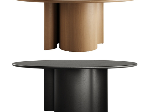 Modern round dining table