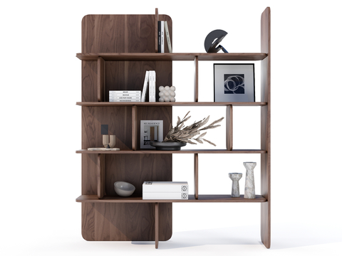 Modern Simple Solid Wood Bookshelf