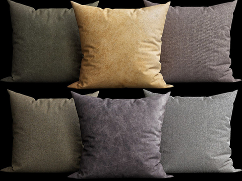 Square Pillow Fabric Pillow Sofa Pillow