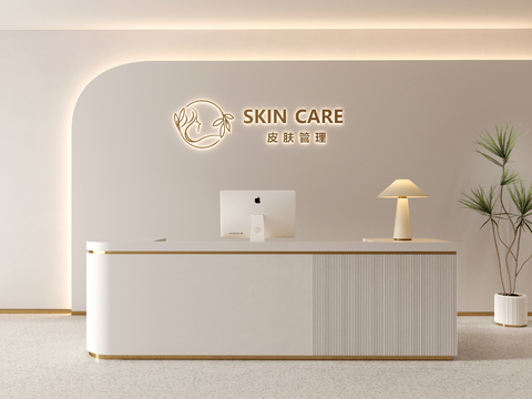 Beauty salon reception desk