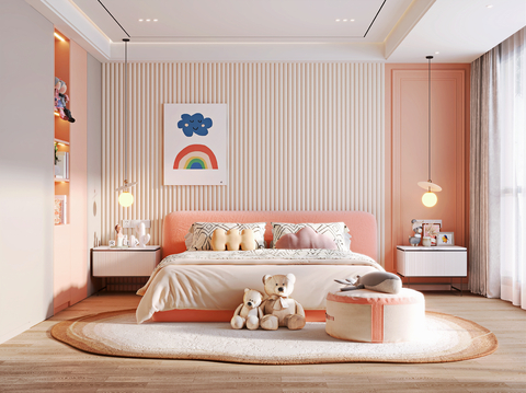 Cream Style kids Bedroom