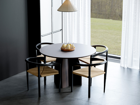 Mid-century Style dining table and chair