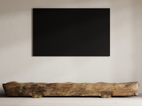 Wabi-sabi Style TV Cabinet