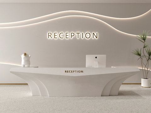 Beauty salon reception desk