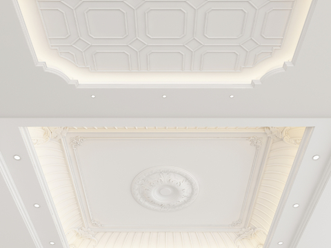 European-style ceiling