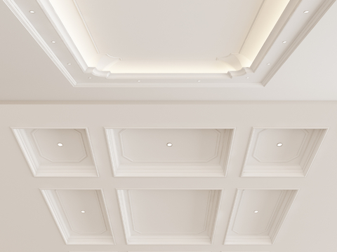 European-style ceiling