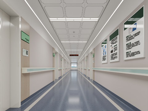 Hospital walkway