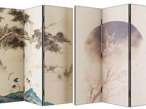 Neo-Chinese Style screen