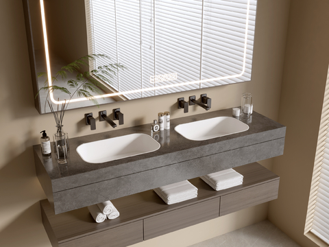 Modern Bathroom Cabinet Bathroom Basin