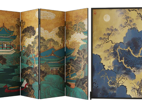 Neo-Chinese Style screen