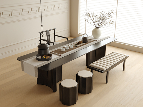 modern tea table and chair