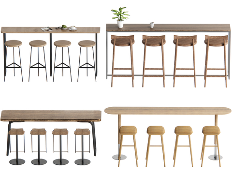 Log Style bar stool