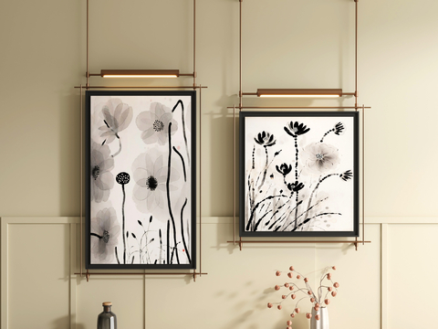 New Chinese Ink Painting Decorative Painting Hanging Painting