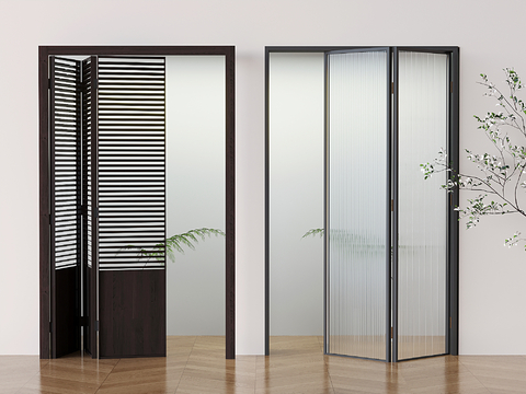 Changhong glass folding door partition door sliding door