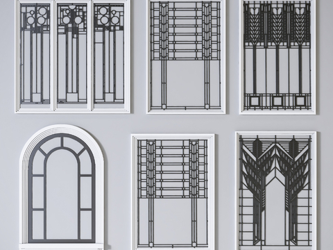 wrought iron window arched window casement window