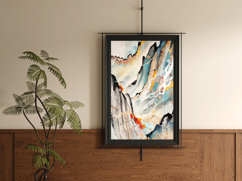 New Chinese Decorative Painting Landscape Painting Hanging Painting