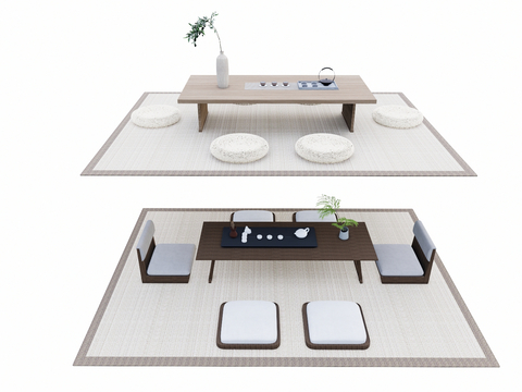 modern tea table and chair