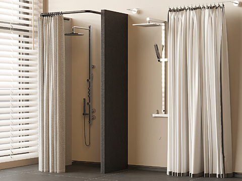 Modern Curtain Bathroom Curtain Draw Curtain