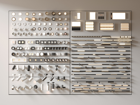 Modern Downlight magnetic track spotlight