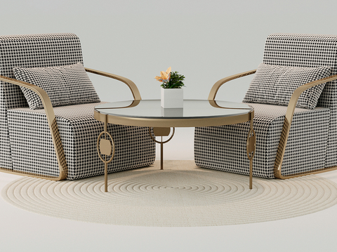 Modern leisure tables and chairs