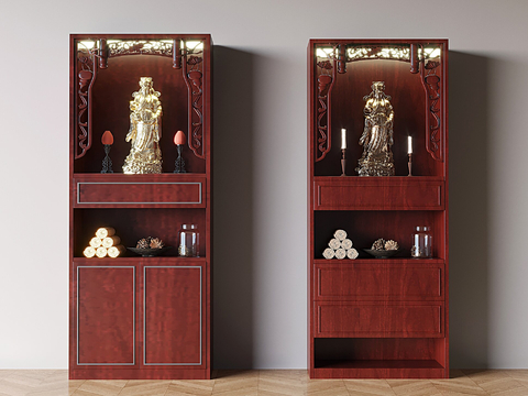 New Chinese-style Buddhist Niches Sacrifice Table Altar Cabinet of Gods