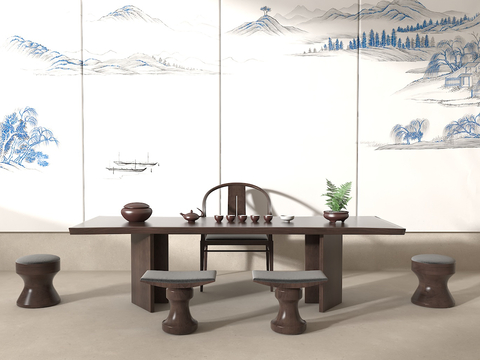 New Chinese Tea Table and Chair Tea Table