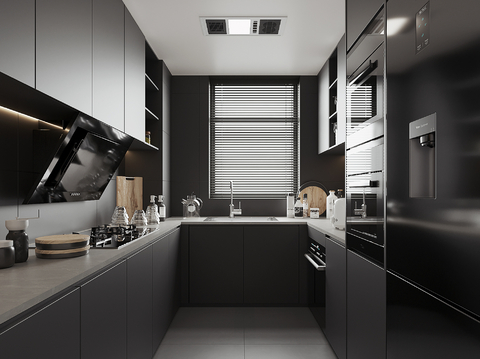 Dark Style Kitchen