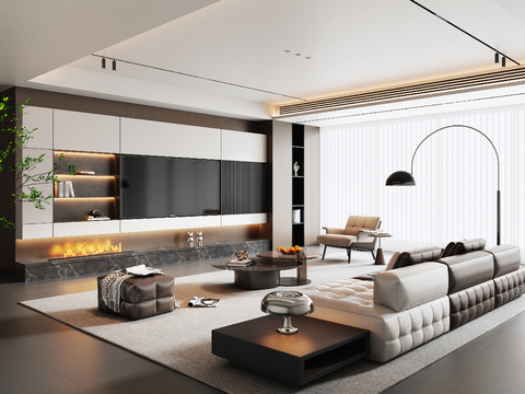 Italian Affordable Luxury Style Living Room