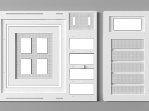 Grille suspended ceiling square ceiling