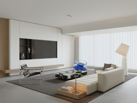 Modern Minimalist Living Room