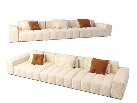 Living room sofa multi-person sofa