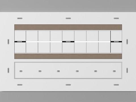 Grille suspended ceiling square ceiling