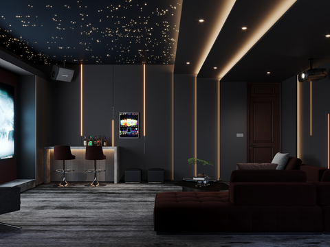 Diablo Wind AV Room Audio-visual Room Home Theater