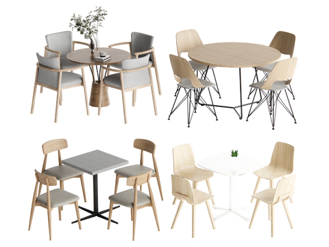 Modern leisure tables and chairs