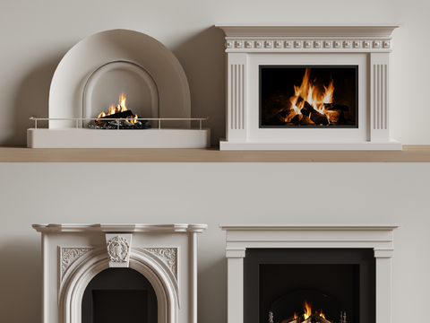 Folia modern fireplace flame stove