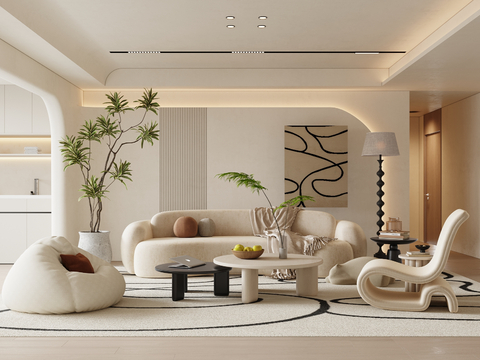 Cream Style living room