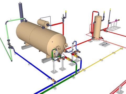 Oil tank gas tank valve pipeline