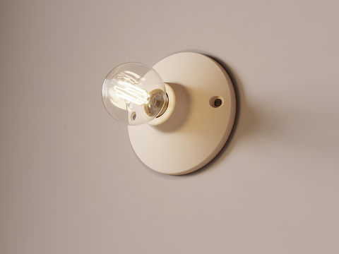 Minimalist wall lamp bulb wall lamp