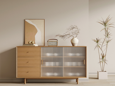 Wabi-sabi Style Sideboard