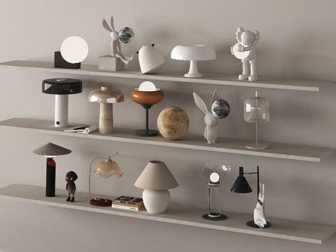 Creative lamp reading lamp mushroom lamp bedside lamp