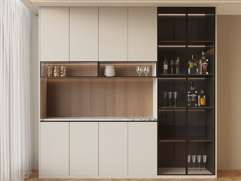 Modern Wine Cabinet Sideboard