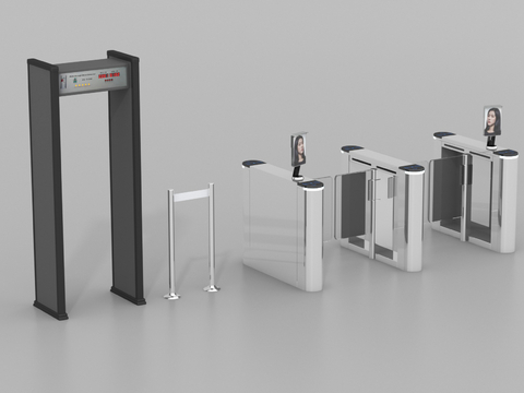 Security gate machine, access control machine, ticket machine, swing gate