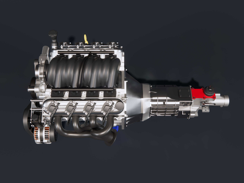 engine assembly engine gearbox u model