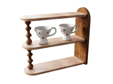 Log Style Storage Rack Decorative Rack