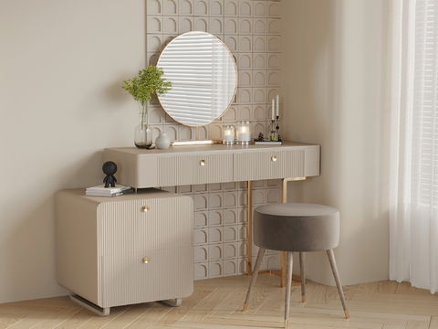 Cream Style dresser