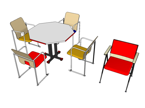 Leisure Table and Chair Negotiation Table and Chair