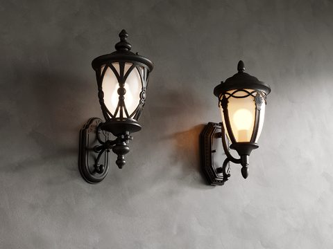 European-style wall lamp