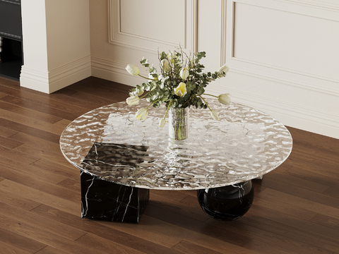 French Coffee Table Round Coffee Table Glass Coffee Table