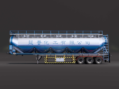 Chemical trailer liquid trailer